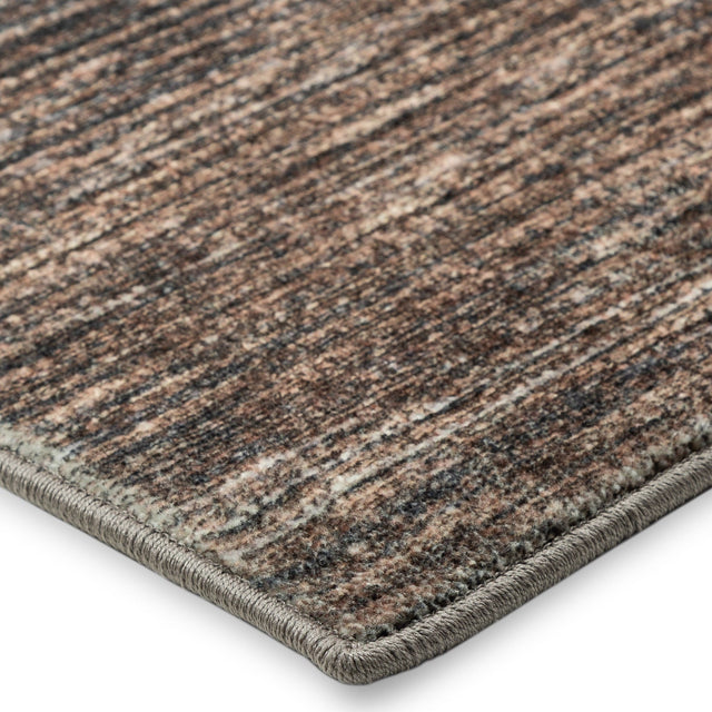 Dalyn Ciara CR1 Chocolate Rug corner detail