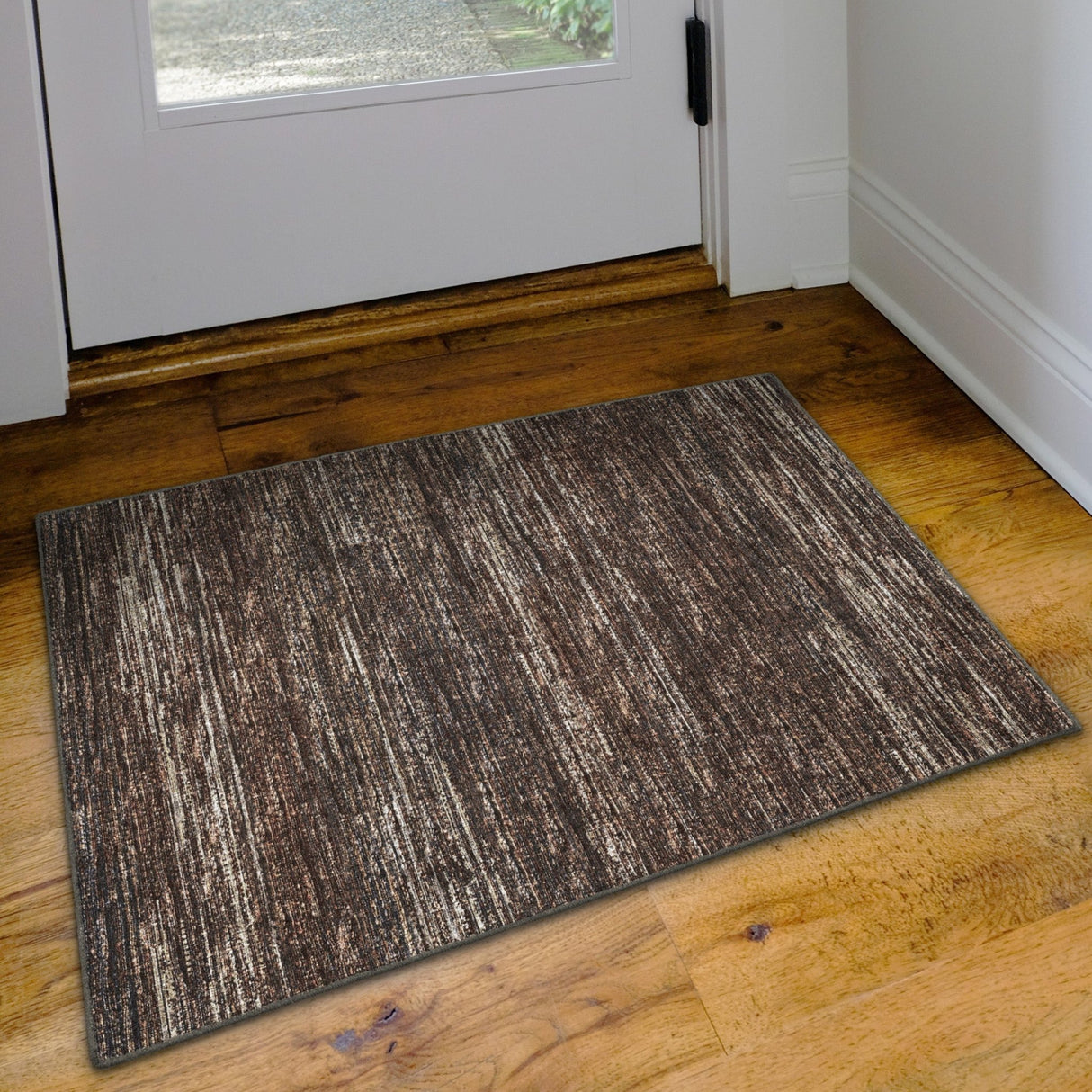 Dalyn Ciara CR1 Chocolate Rug shown in a room
