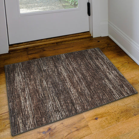 Dalyn Ciara CR1 Chocolate Rug shown in a room