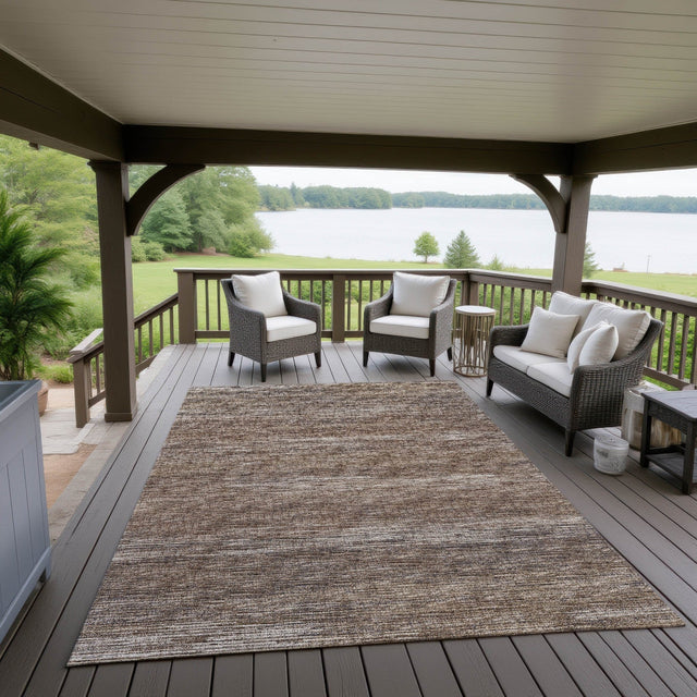 Dalyn Ciara CR1 Chocolate Rug outdoor lifestyle image