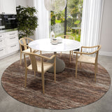 Dalyn Ciara CR1 Chocolate Rug shown in a room