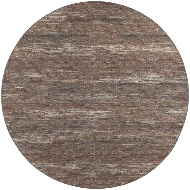 Dalyn Ciara CR1 Chocolate Rug round rug
