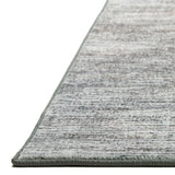 Dalyn Ciara CR1 Graphite Rug finished edge detail