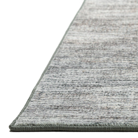 Dalyn Ciara CR1 Graphite Rug finished edge detail