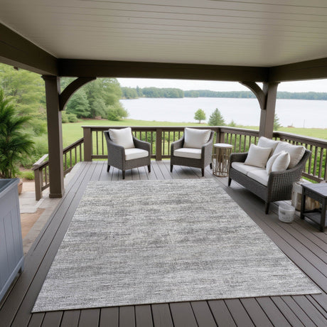Dalyn Ciara CR1 Graphite Rug outdoor lifestyle image