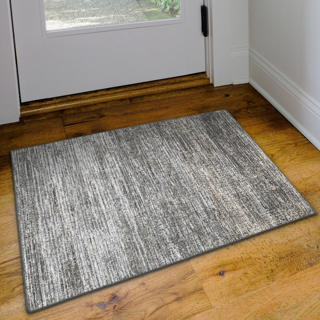 Dalyn Ciara CR1 Graphite Rug shown in a room