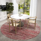 Dalyn Ciara CR1 Merlot Rug shown in a room