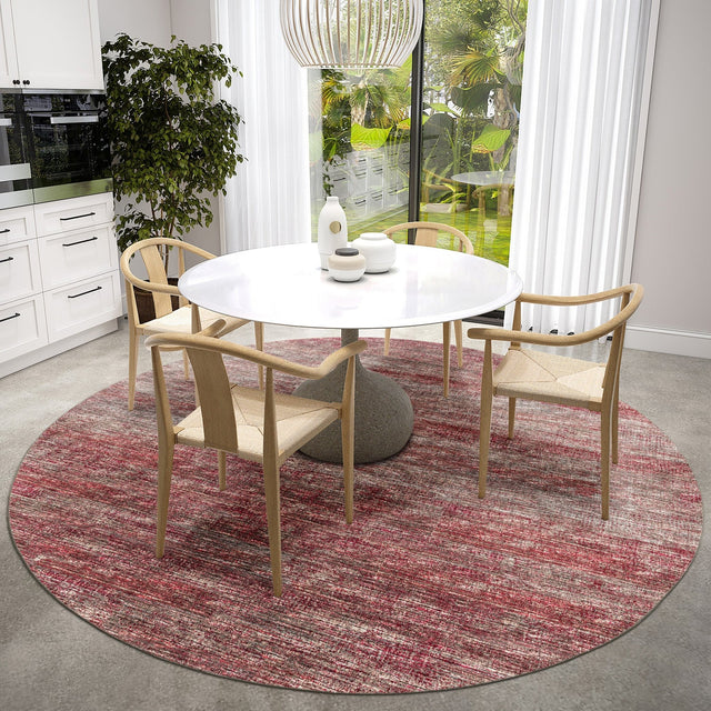 Dalyn Ciara CR1 Merlot Rug shown in a room