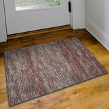 Dalyn Ciara CR1 Merlot Rug shown in a room