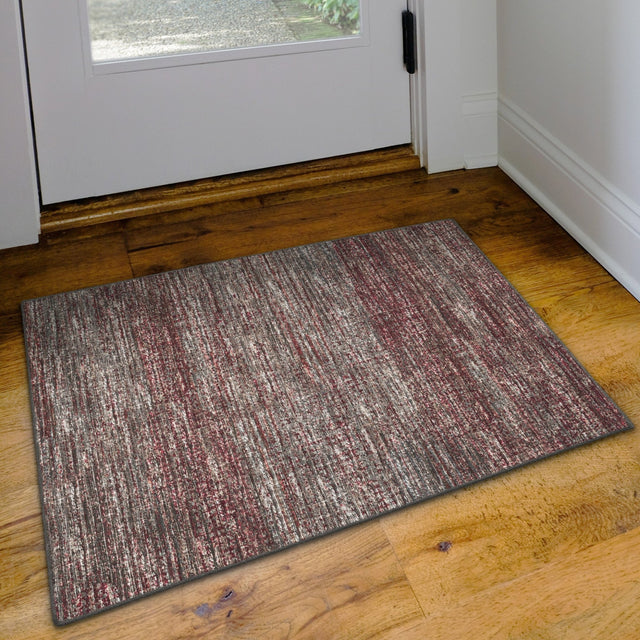 Dalyn Ciara CR1 Merlot Rug shown in a room