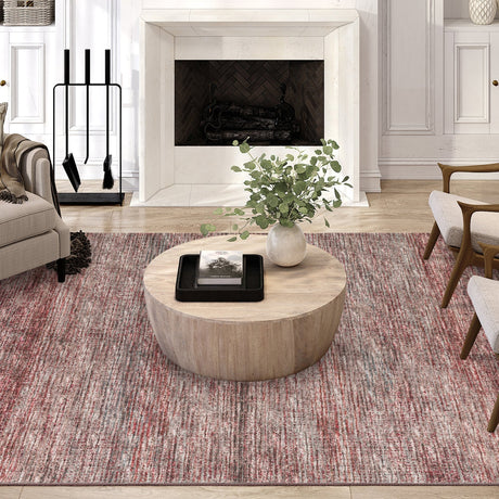 Dalyn Ciara CR1 Merlot Rug shown in a room