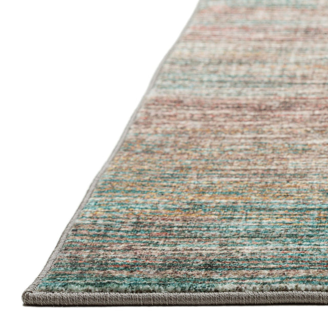 Dalyn Ciara CR1 Mocha Rug finished edge detail
