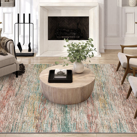 Dalyn Ciara CR1 Mocha Rug shown in a room