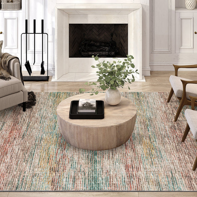 Dalyn Ciara CR1 Mocha Rug shown in a room