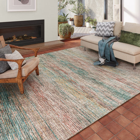 Dalyn Ciara CR1 Mocha Rug shown in a room