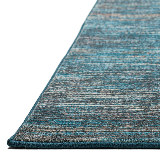Dalyn Ciara CR1 Navy Rug finished edge detail