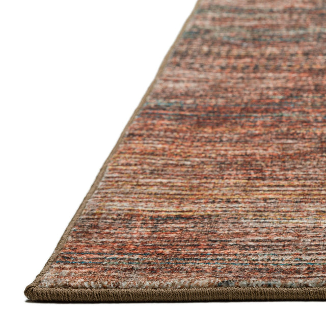 Dalyn Ciara CR1 Paprika Rug finished edge detail