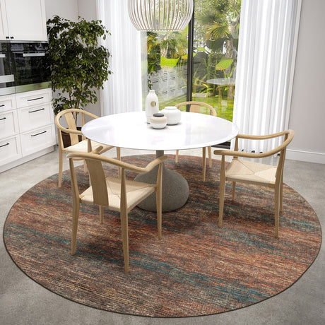 Dalyn Ciara CR1 Paprika Rug shown in a room