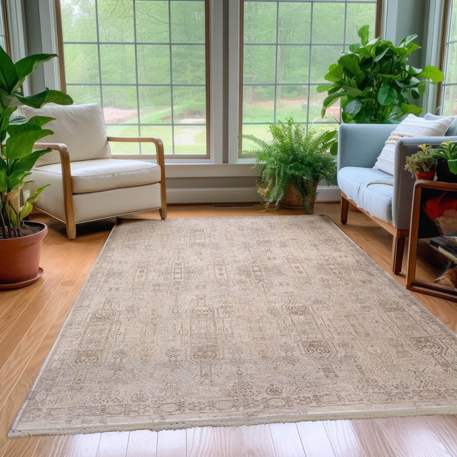 Dalyn Cyprus CY1 Machine Made Traditional Brown Rug