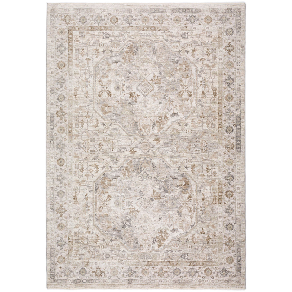 Dalyn Cyprus CY4 Machine Made Traditional Brown Rug