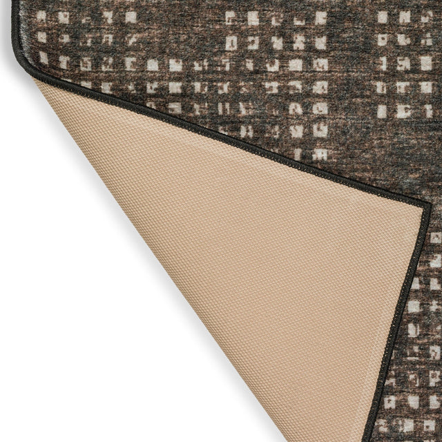 Dalyn Delano DA1 Chocolate Rug backing detail