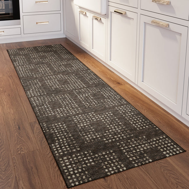Dalyn Delano DA1 Chocolate Rug shown in a room