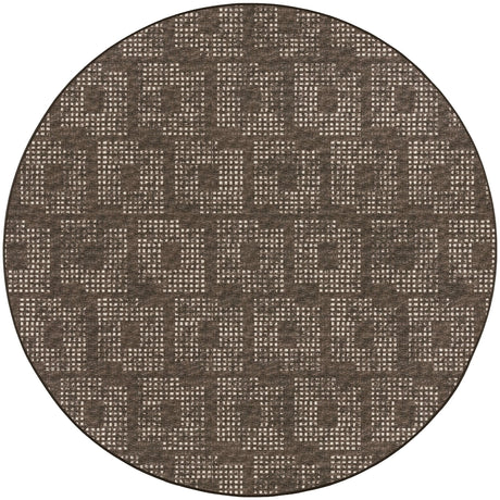 Dalyn Delano DA1 Chocolate Rug round rug