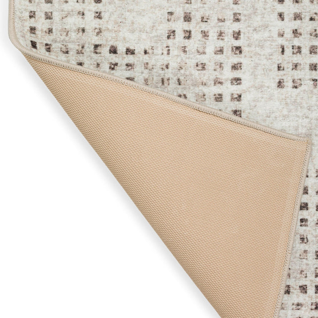 Dalyn Delano DA1 Ivory Rug backing detail