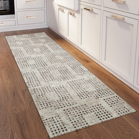 Dalyn Delano DA1 Ivory Rug shown in a room