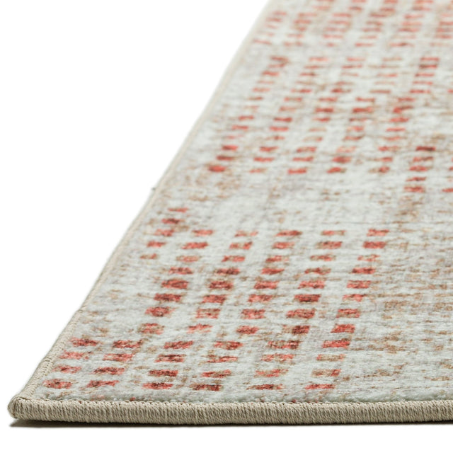 Dalyn Delano DA1 Linen Rug finished edge detail