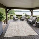 Dalyn Delano DA1 Linen Rug outdoor lifestyle image