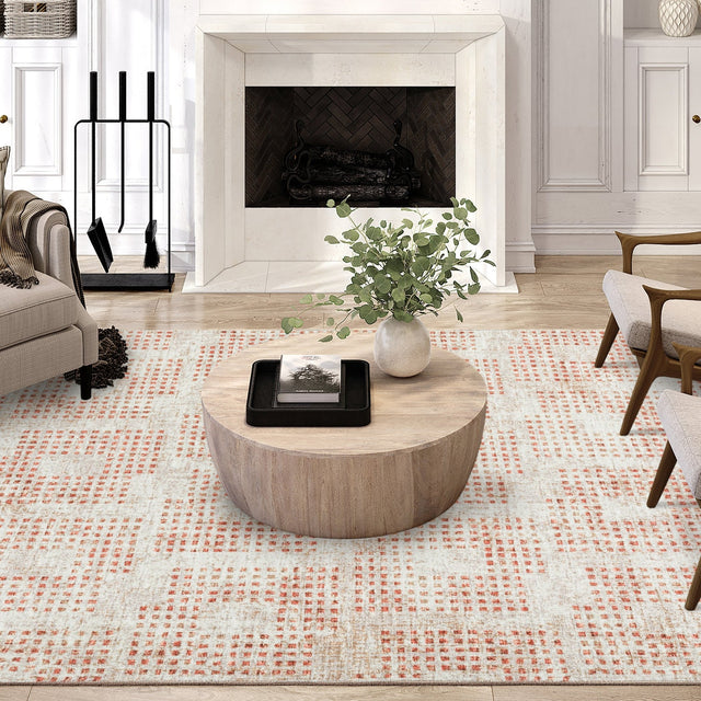 Dalyn Delano DA1 Linen Rug shown in a room