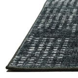 Dalyn Delano DA1 Midnight Rug finished edge detail