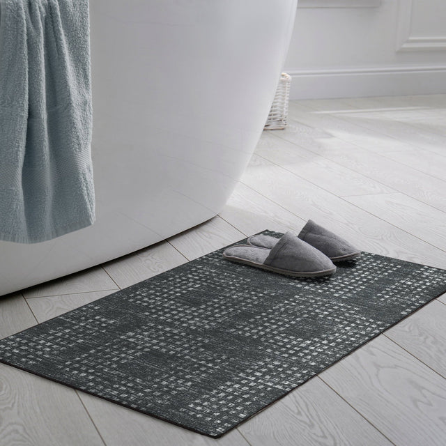 Dalyn Delano DA1 Midnight Rug shown in a room