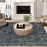 Dalyn Delano DA1 Midnight Rug shown in a room