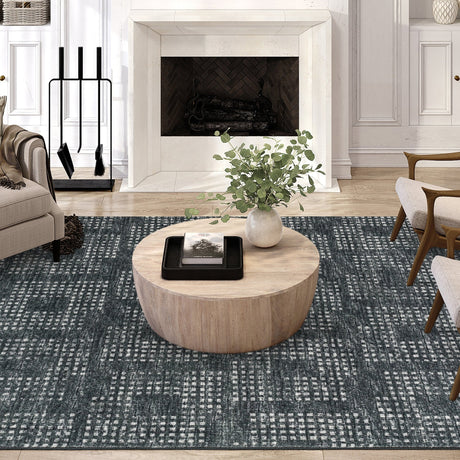 Dalyn Delano DA1 Midnight Rug shown in a room