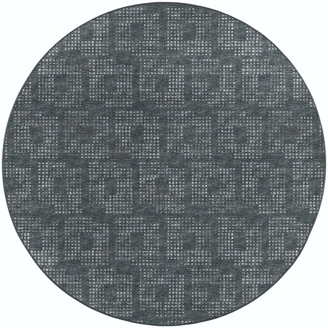 Dalyn Delano DA1 Midnight Rug round rug