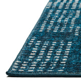 Dalyn Delano DA1 Navy Rug finished edge detail