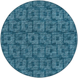 Dalyn Delano DA1 Navy Rug round rug