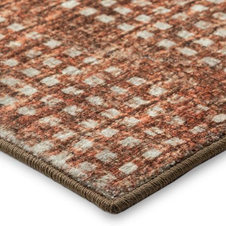 Dalyn Delano DA1 Paprika Rug corner detail