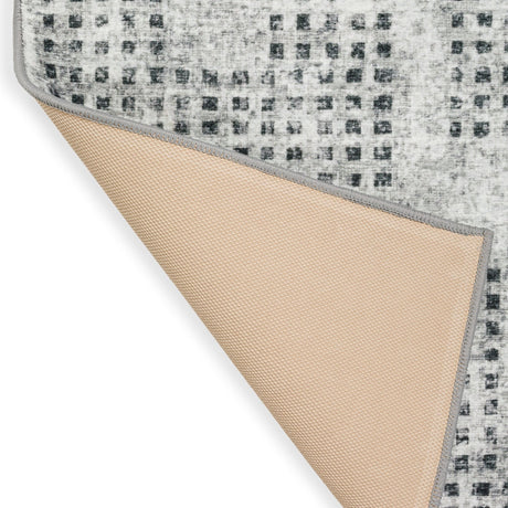 Dalyn Delano DA1 Pewter Rug backing detail