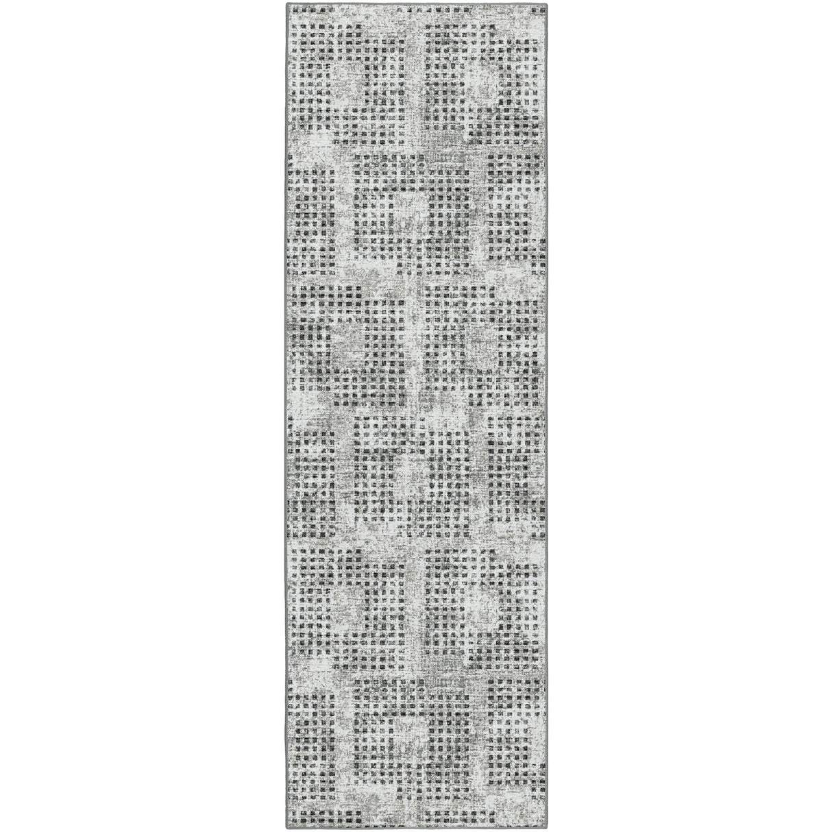 Dalyn Delano DA1 Pewter Rug runner rug