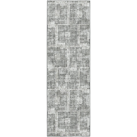 Dalyn Delano DA1 Pewter Rug runner rug