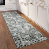 Dalyn Delano DA1 Pewter Rug shown in a room