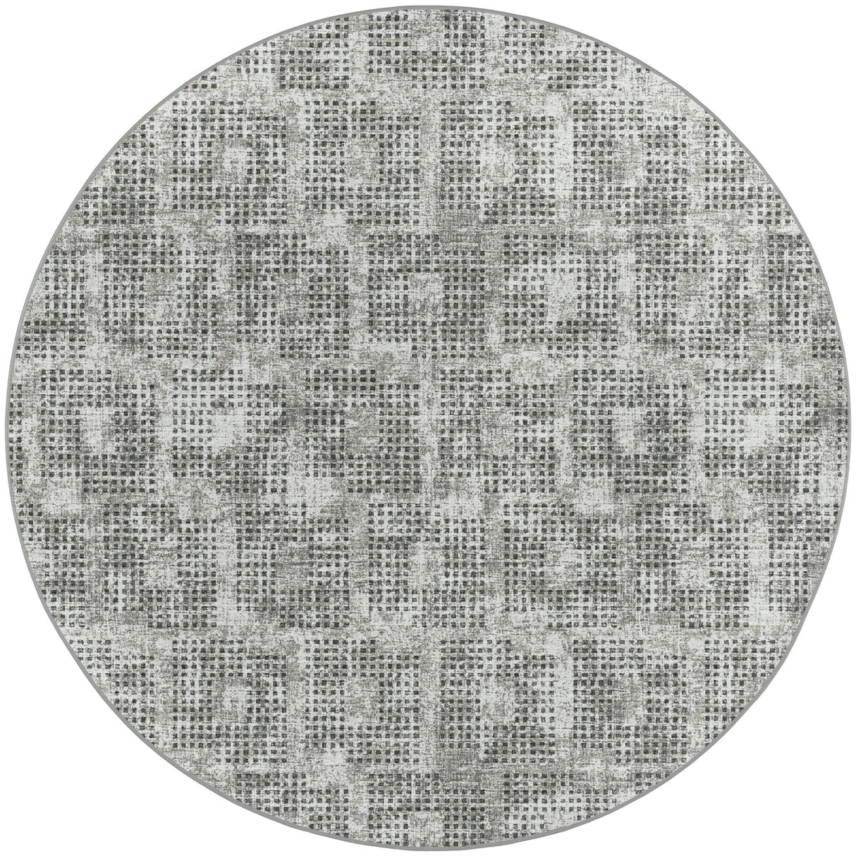 Dalyn Delano DA1 Pewter Rug round rug