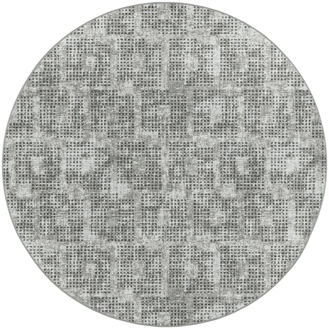 Dalyn Delano DA1 Pewter Rug round rug
