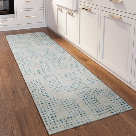 Dalyn Delano DA1 Tin Rug shown in a room