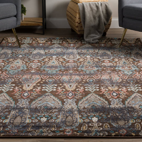 Dalyn Geneva Gv315 Chocolate Rug.