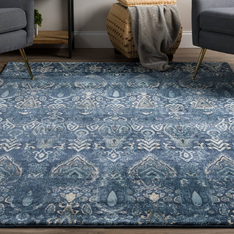 Dalyn Geneva Gv315 Navy Rug.