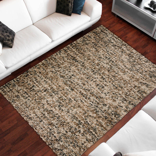 Dalyn Hanu HU1 Hand Loomed Transitional Brown Rug